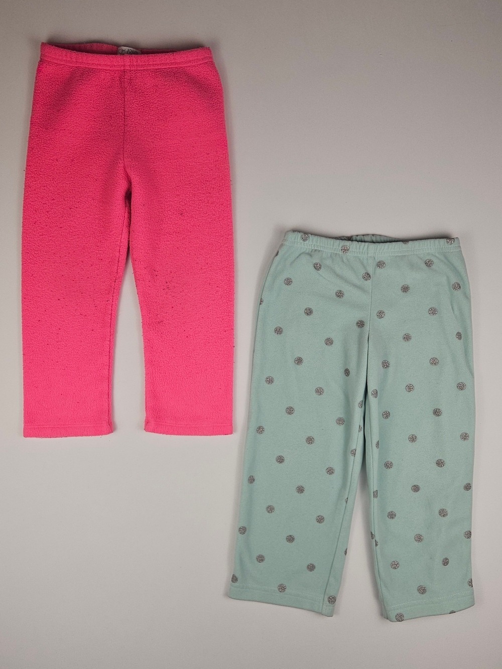 5/$25 3T Toddler Pants Bundle Carter’s Polka Dot & Place Pink Fleece Play Pants